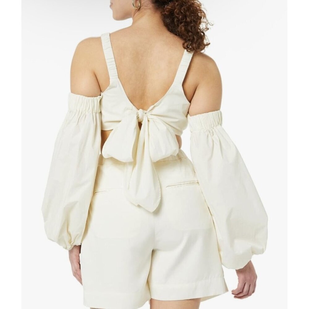 Terea Women's Serenity Tie Back crop Top size XS NWT
